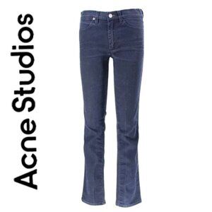 ACNE STUDIOS Max Jean Blue Speed Slim Stretch Denim Italy Women's 5 Pocket 29